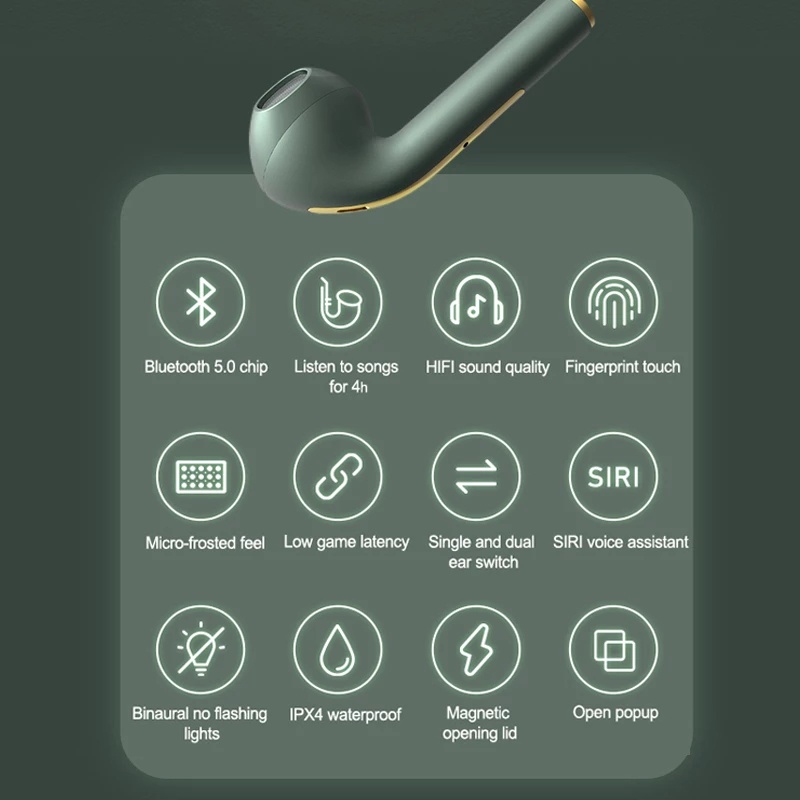 Tai Nghe Chụp Tai sony j18 tws Kết Nối bluetooth Âm Thanh hifi