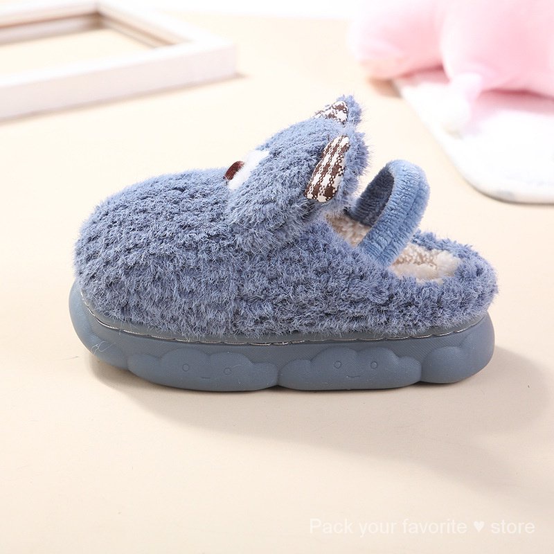 Dép Bông Đi Trong Nhà Chống Trượt Mềm Mại Hình Hoạt Hình Dễ Thương