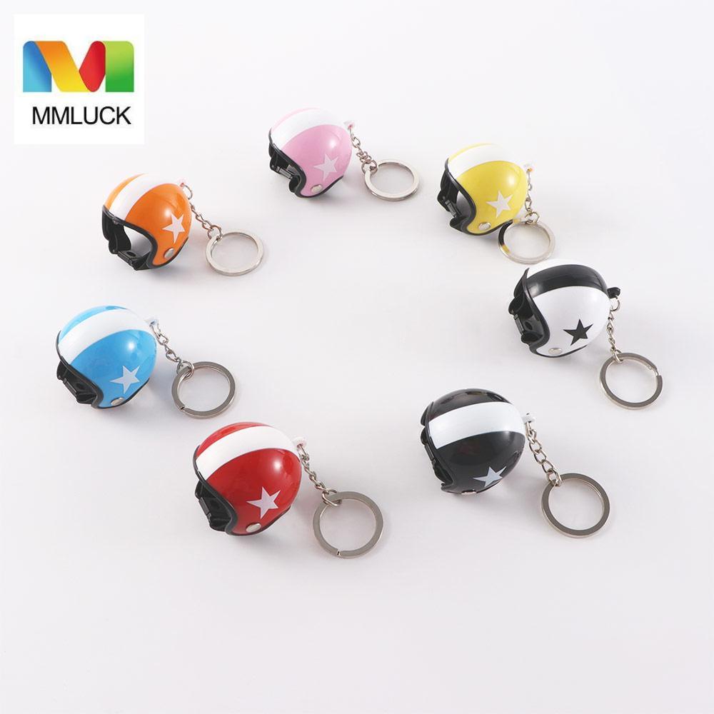Móc Khóa Hình Nón Bảo Hiểm Nhiều Màu Sáng Tạo Giá Đỡ