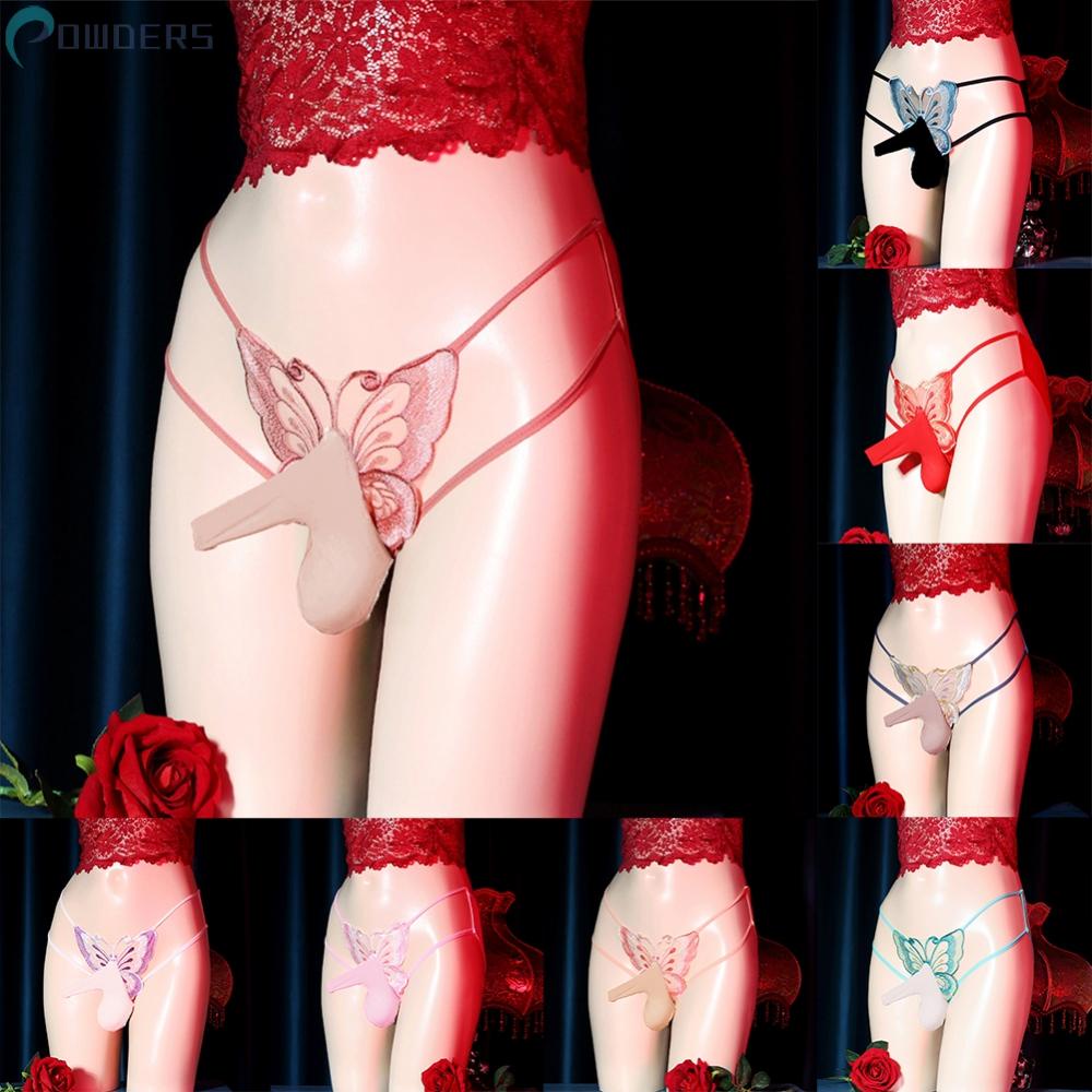 Briefs Sissy Thin Transparent Underwear Bugle Pouch G-String Hollow Out