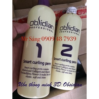 Thuốc uốn 3D Obsidian Smart Curling Perm 500ml/500ml(NEW-2023)