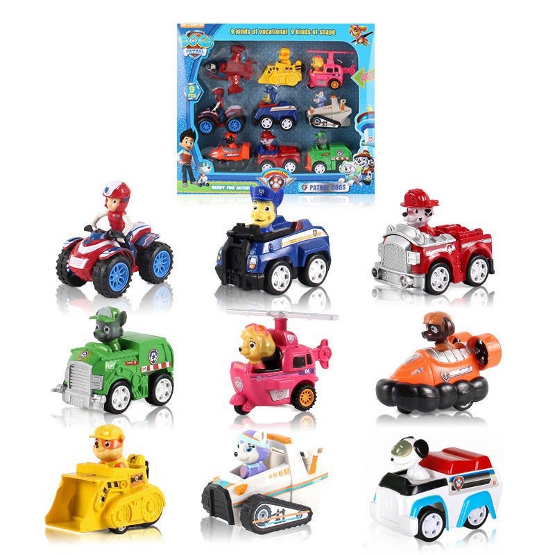 Paw patrol Bộ Mô Hình Đồ Chơi Chú Chó Cứu Hộ Xinh Xắn Cho Bé