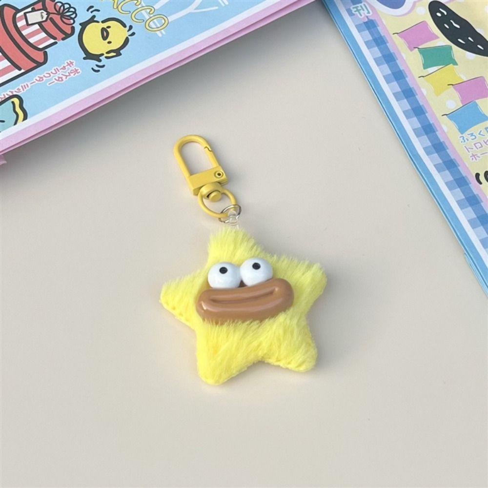 Mmluck Móc Khóa Hình Ngôi Sao Nhồi Bông mini Vui Nhộn Thời Trang