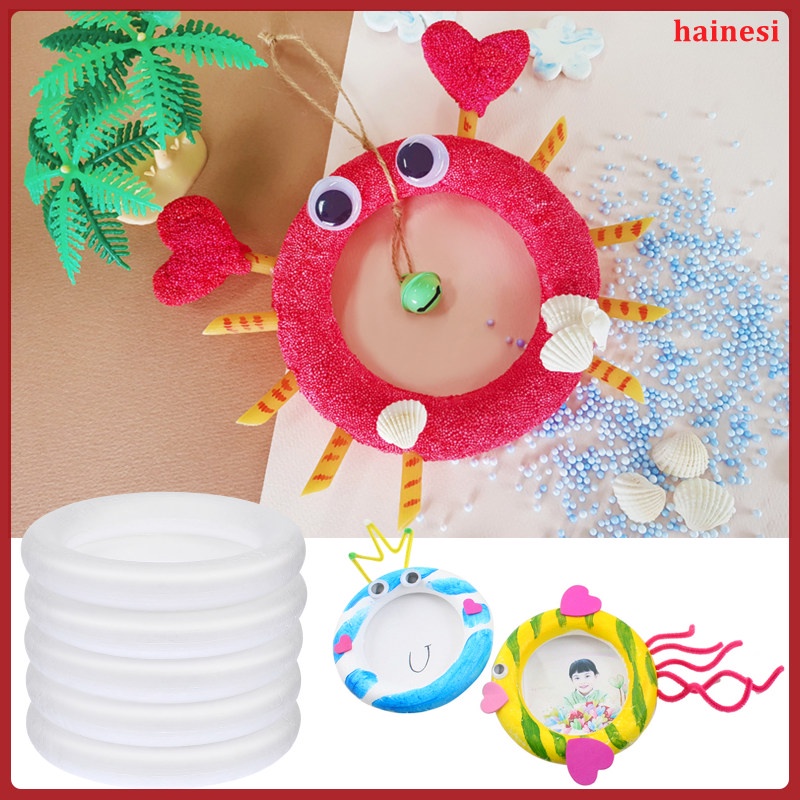 Vòng Xốp Tròn Lớn Làm Đồ Thủ Công Giáng Sinh Cho Bé hainesi