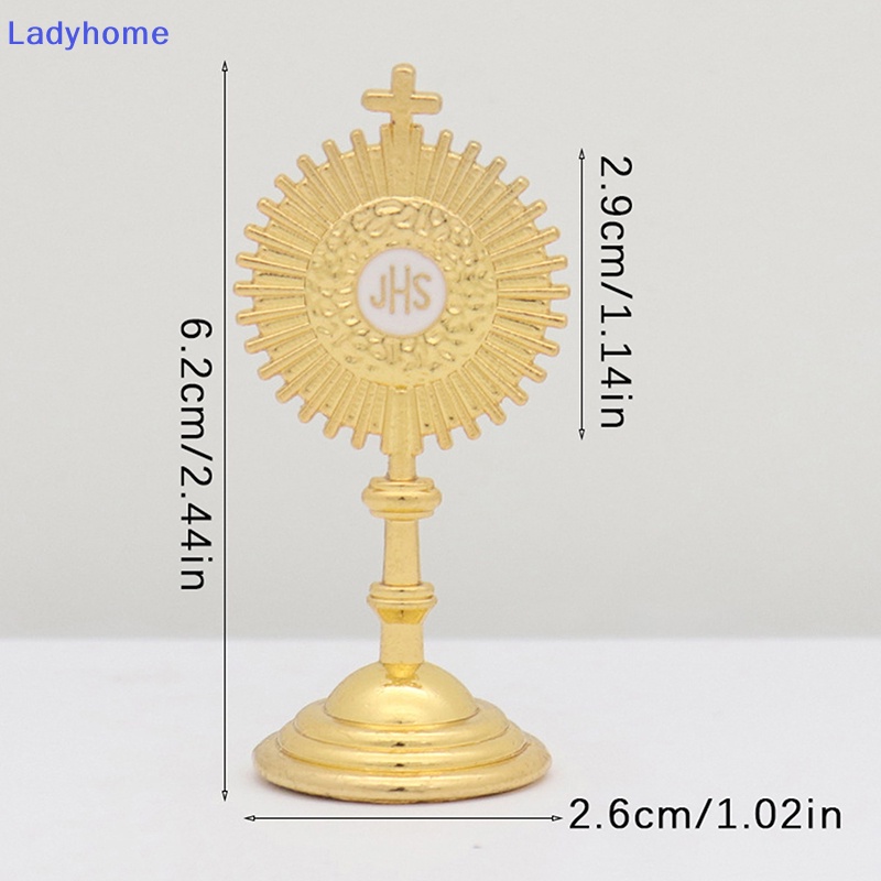 Ladyholic Tượng Thần Thánh Giá Vàng Tôn Giáo Trang Trí Bàn Làm Việc