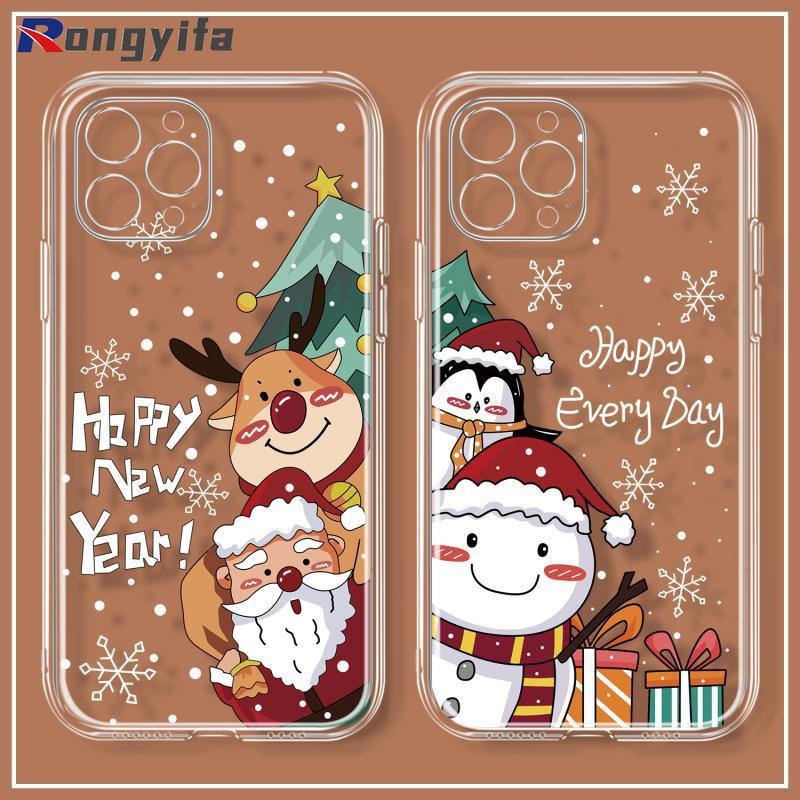 Dễ Thương Ốp Điện Thoại Mềm Hình Ông Già Noel Cho samsung galaxy s23 s22 s21 s20 ultra plus s21 s20 fe s10 4g s10 plus s10 lite
