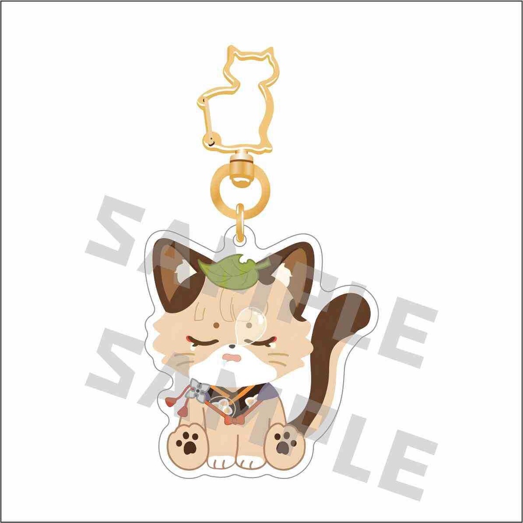 Móc khoá Genshin Impact Cat Anime KeyChain Meow Kaveh Baizhu Kirara Phụ Kiện Trang Trí Túi xách Balo