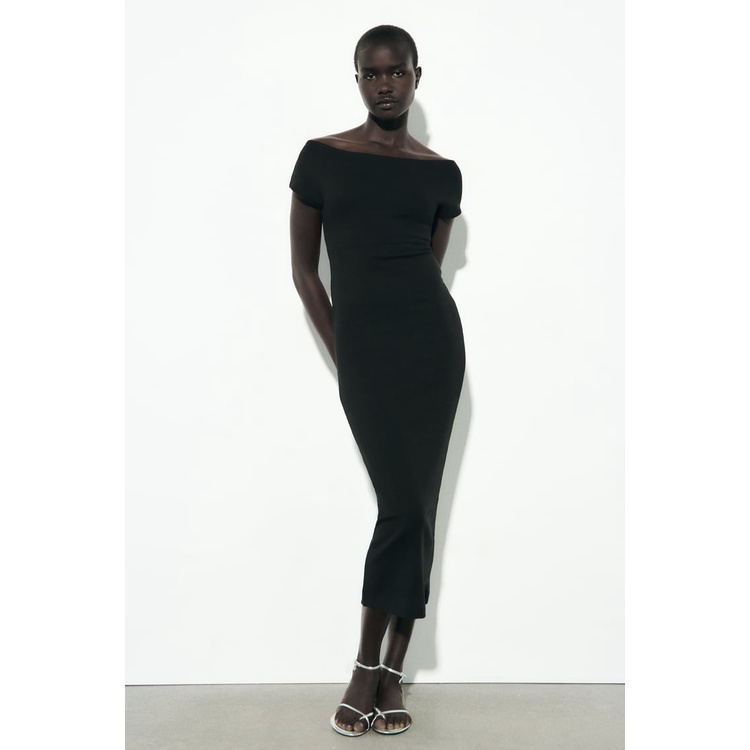 Váy body dáng dài Zara authentic