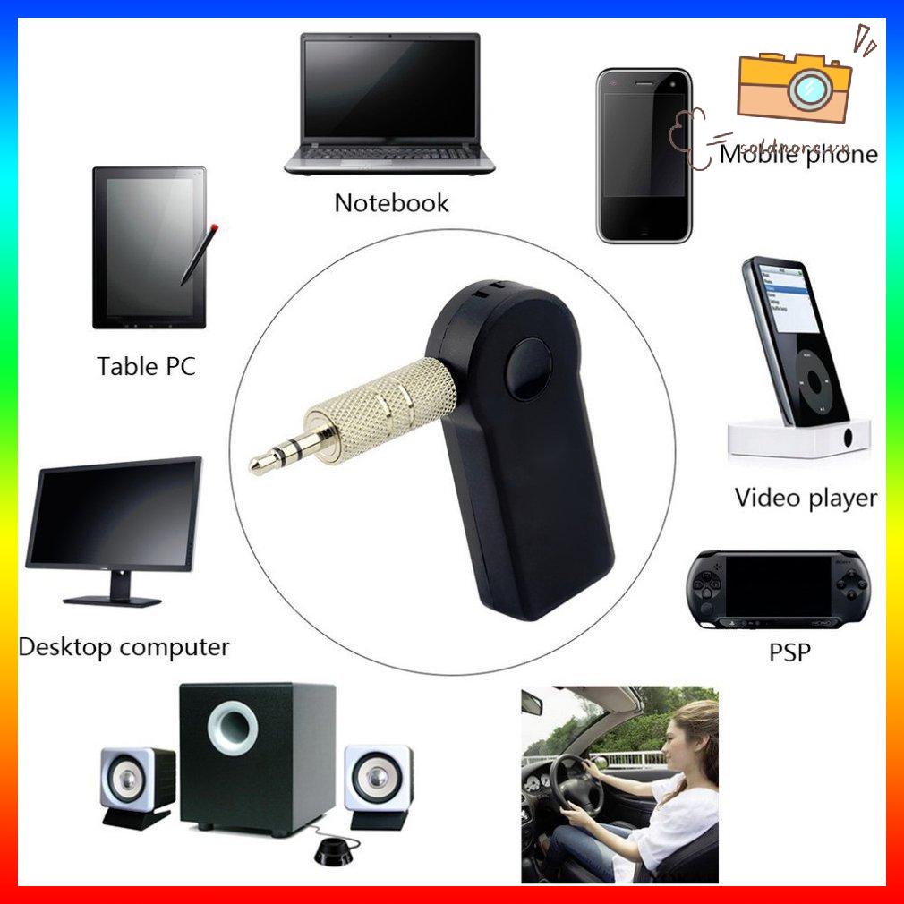 Bộ thu âm thanh Aux trên ô tô Bộ thu loa không dây Tai nghe không dây Bộ thu âm thanh