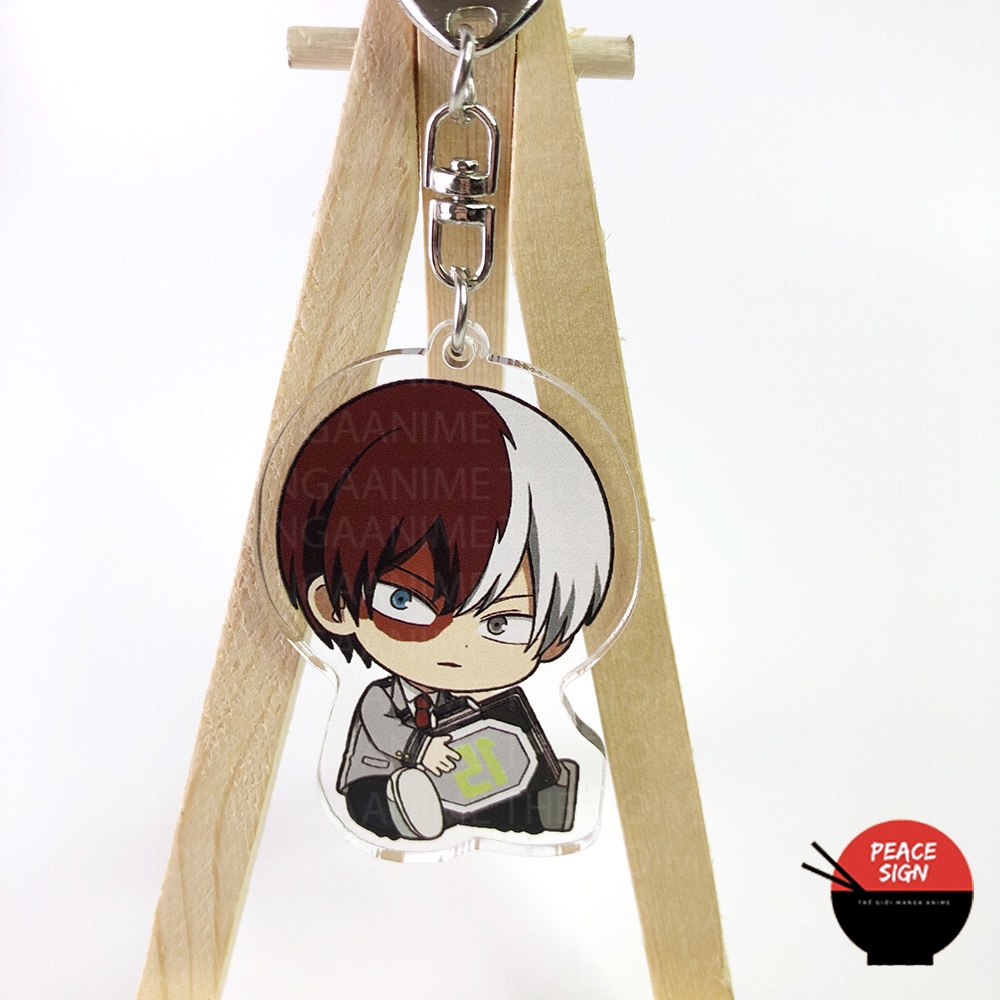 Móc khóa BOKU NO HERO ACADEMIA ver NGỒI Học Viện Anh Hùng anime chibi