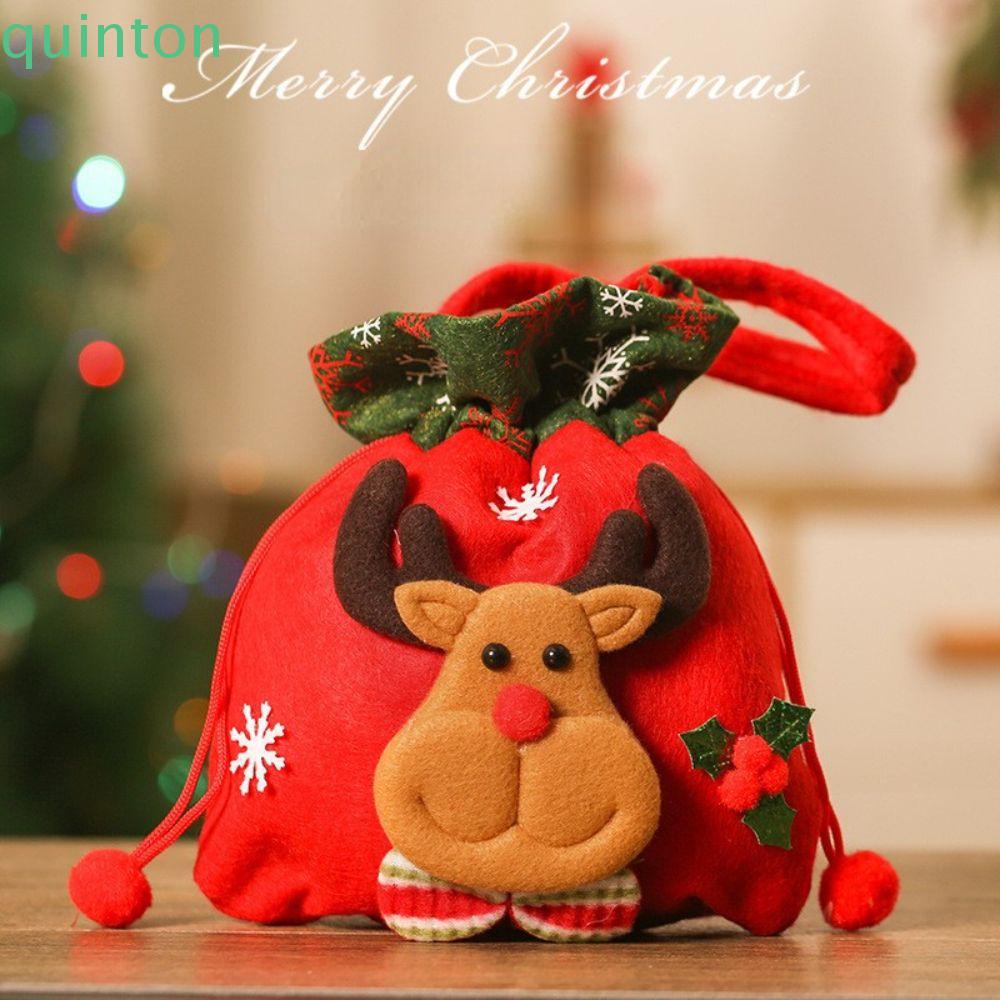 Staiai Túi Đựng Kẹo Giáng Sinh In Hình Ông Già Noel Tinh Tế