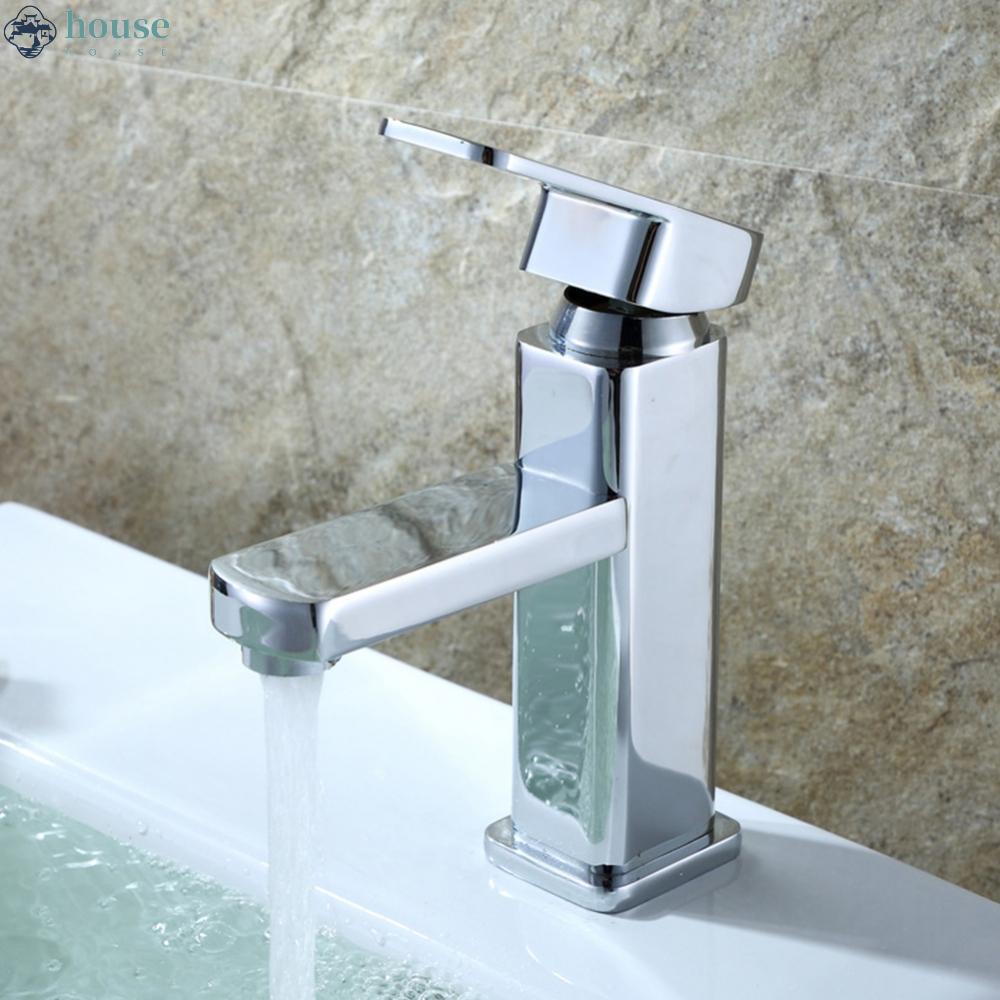 Vòi Nước Lạnh Đơn Màu Bạc Đa Năng Cho Bồn Rửa Nhà Tắm