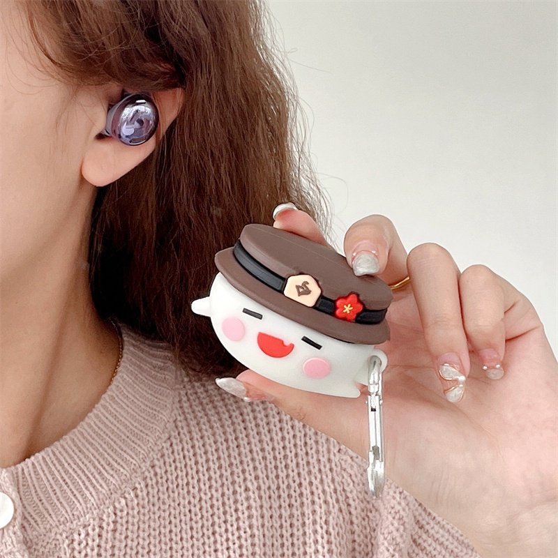 Ôp tai nghe Buds 2 Điện Thoại Silicon Dẻo Họa Tiết Hoạt Hình 3d Dễ Thương Chống Rơi Cho samsung galaxy buds fe / buds 2 / buds pro / buds live / buds2 pro Ốp
