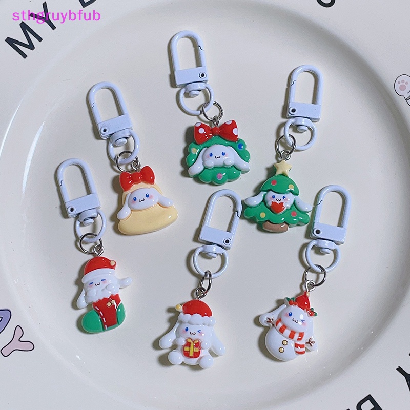 Sthb Móc Khóa Xe Hơi / Túi Xách / Móc Khóa Hình Chú Chó Tai To Dễ Thương vn