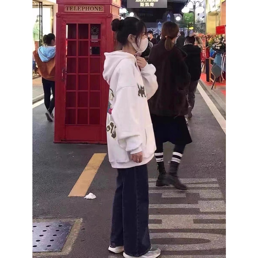 Áo Hoodie In Hình Mạng Nhện Thời Trang Thu Đông Cho Nam Nữ