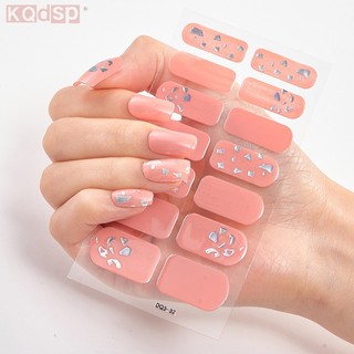 < Kqdsp > Miếng Dán Móng Tay Tự Dính Thời Trang Đẹp Mắt