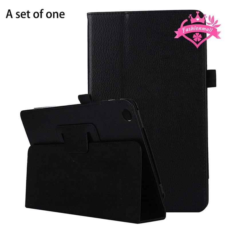 Bộ 2 Ốp Máy Tính Bảng Bằng pc Màu Đen Nắp Lật Có Giá Đỡ Cho lenovo tab m7 tb-7305f / 7305x 7-inch