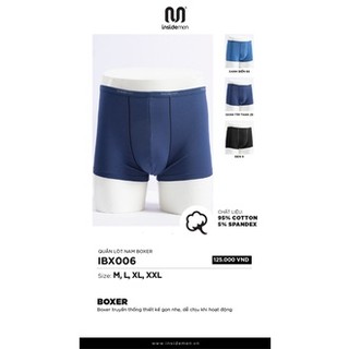 Quần sịp nam Insidemen (Aristino) IBX006 chính hãng, co giãn, sịp may, mềm mát