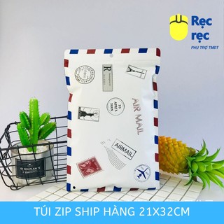 [Túi cửa số] Túi zip ship hàng mẫu độc giá rẻ 21*32 cm TGH11