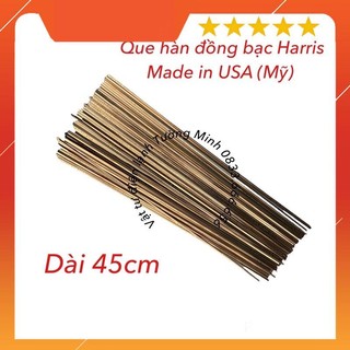 Que hàn đồng bạc Harris Made in USA Mỹ - Que hàn ống đồng Que hàn vảy bạc dẹt