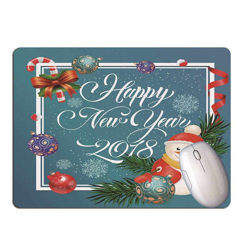 Tấm Lót Chuột Và Bàn Phím Họa Tiết Giáng Sinh Dễ Thương