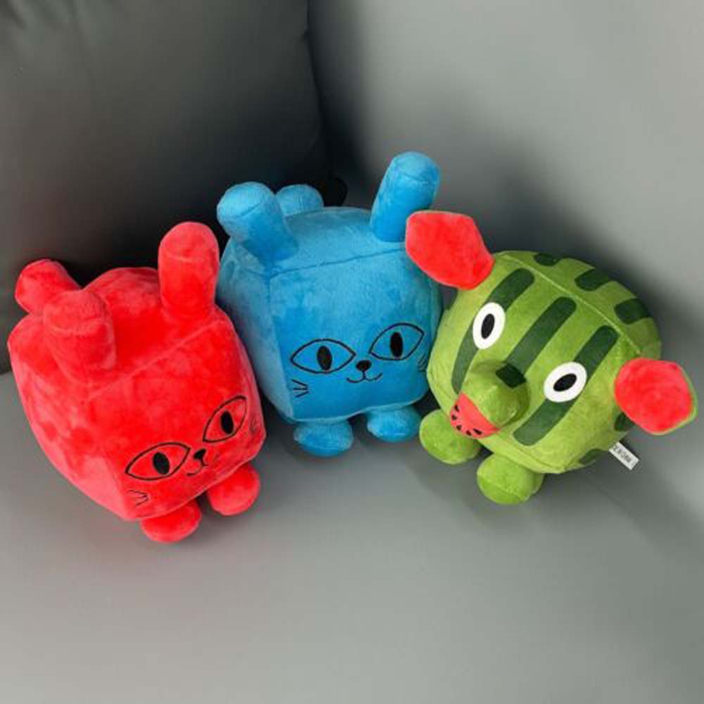 New Red Titanic Balloon Cat Plush Toy Pet Simulator X Big Games Soft Doll Kid Gift