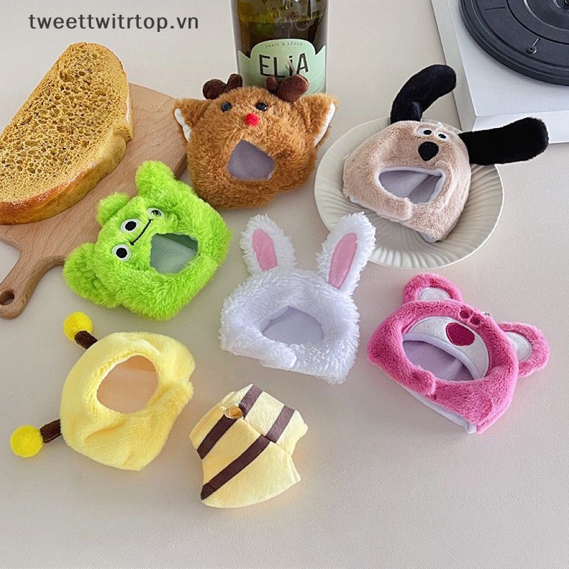 Mặt Dây Chuyền Hình Búp Bê Hoạt Hình kawaii Bằng Lông Nhung Dễ Thương Dùng Trang Trí diy