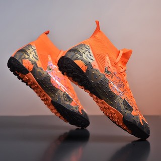2024 New TF soccer shoes Giày diêm chất lượng cao giày thể thao ngoài trời dành cho thanh thiếu niên giày bóng đá Chất lượng cao Chống va đập size: 33-46