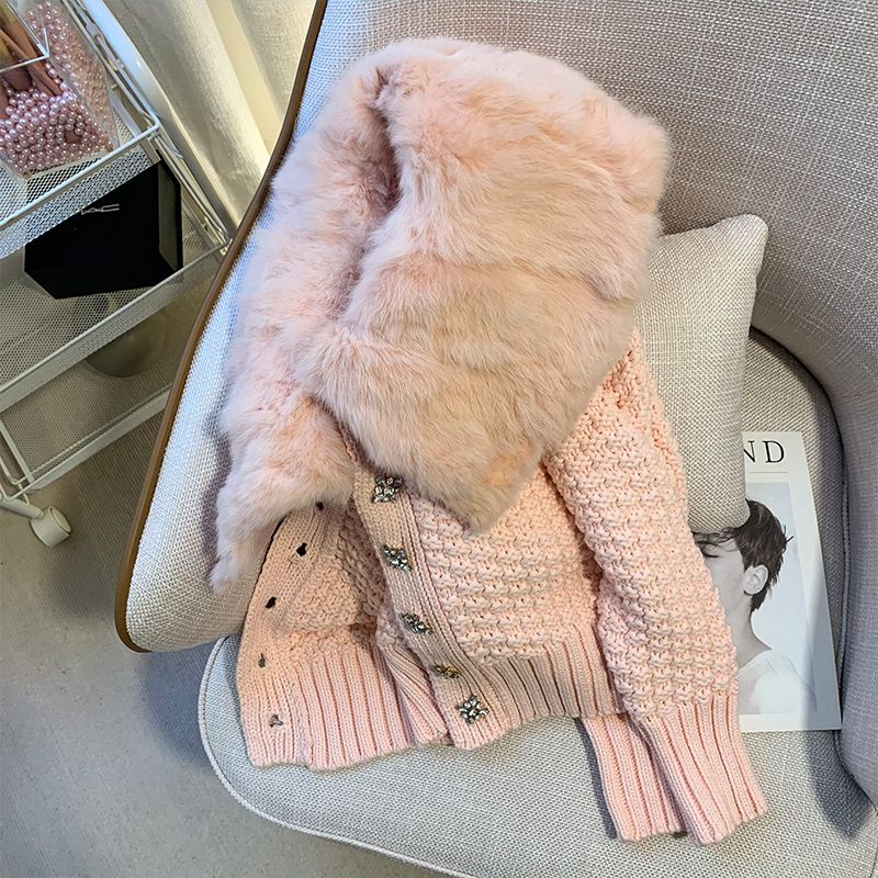 Áo Khoác cardigan Dệt Kim Dáng Ngắn Phong Cách retro Thời Trang 2022 Mới