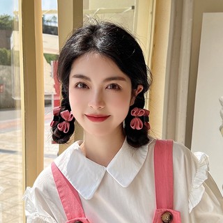 Kẹp Tóc Nơ Hai Mặt Cỡ Nhỏ Dễ Thương