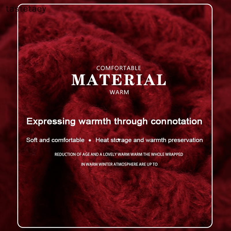 Khăn Choàng Cổ Mùa Đông Dày Dặn Phong Cách Giáng Sinh Năm Mới Cho Nữ