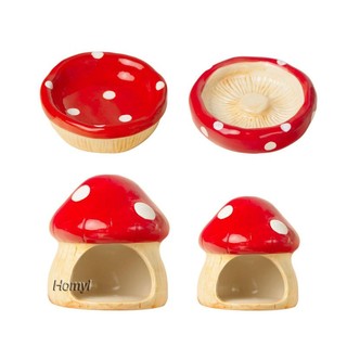 Hamster House Đồ nội thất dễ thương Bát đựng thức ăn cho chuột Hamster trong nhà