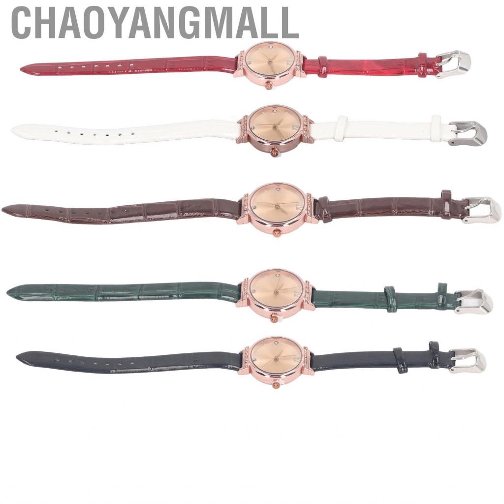 Chaoyangmall Women Minimalist Watch Ultra Thin Leather Strap Casual Fashion Wrist Ladies Watches Simple Dress Quartz Analog