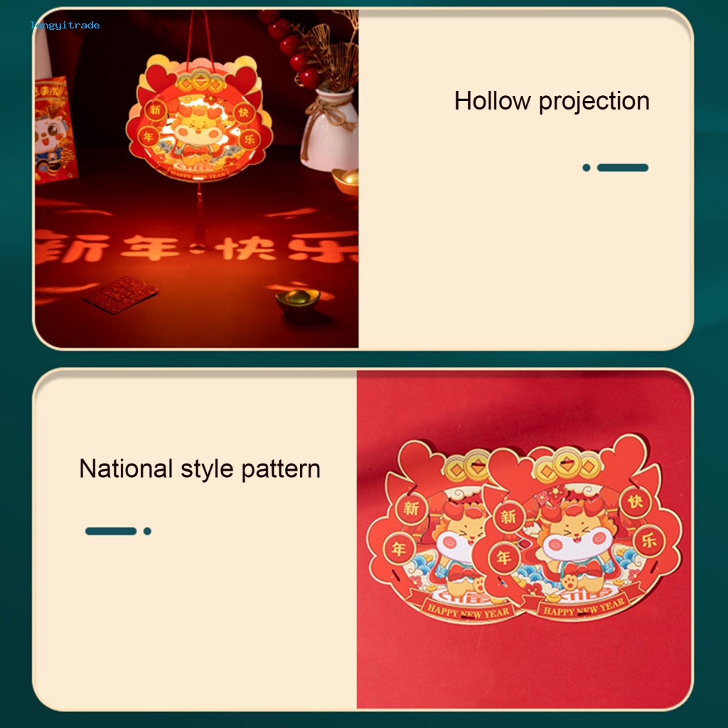 Bộ Đèn Lồng Thủ Công Năm 2024 Hình Rồng Phát Sáng Trang Trí Lễ Nam Ánh Sáng diy