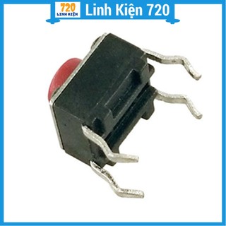 Nút nhấn 4 chân 6x6x5mm (đỏ -1 Con)