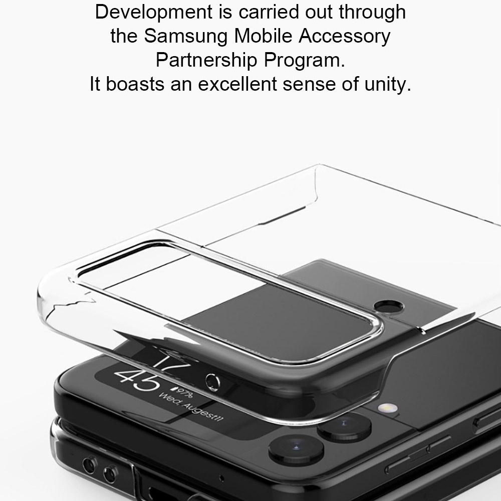 Araree Nukin 085 Case Samsung Galaxy Z-Flip 4 Clear Phone Cover Screen Protector