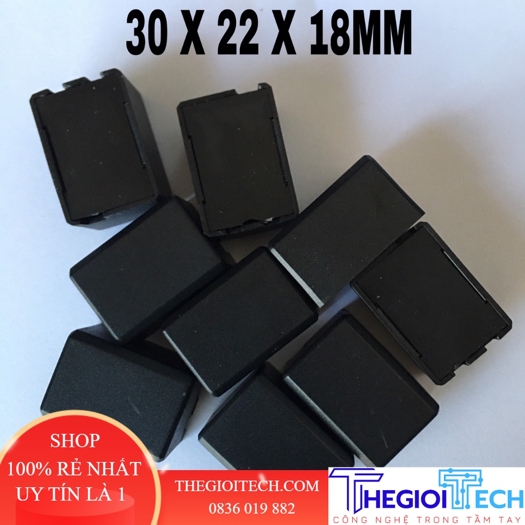 Combo 10 Hộp 3 cổng 30x22x18mm - Hộp nhựa đựng mạch điện tử - Combo 50 cái