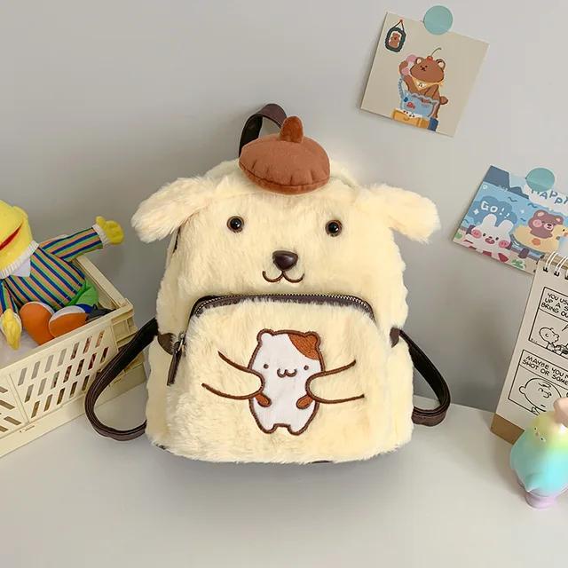 Kawaii sanrio Ba Lô Vải Bông Hình hello kitty Thời Trang Dành Cho Nữ Sinh Du Lịch Làm Quà Giáng Sinh Sinh Nhật