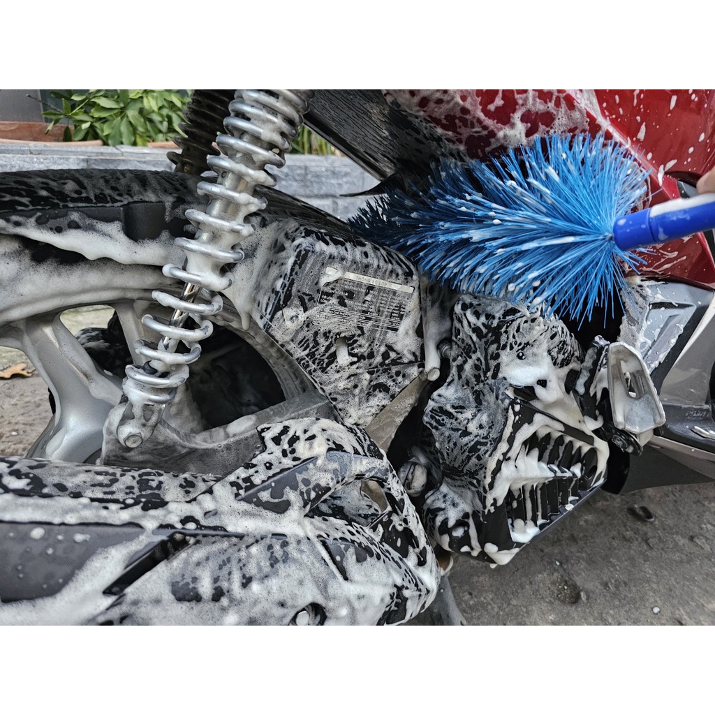 Cọ Vệ Sinh Khoang Máy, Vệ Sinh Mâm Lazang Lốc Máy Ô tô Xe Máy 48cm