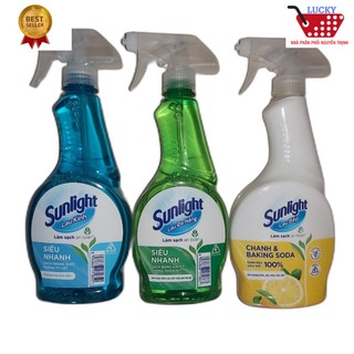 Nước lau bếp, xịt kính đa năng Sunlight 500ml