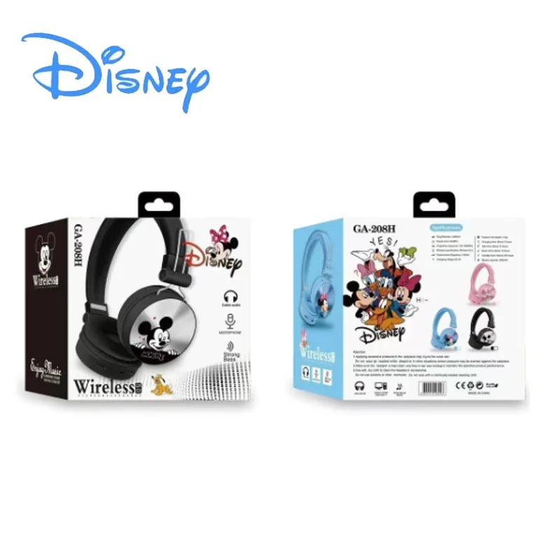 Mới Tai Nghe bluetooth Không Dây mini mitch ga-208h hifi Âm Thanh Nổi Gấp Gọn Kèm mic Hình Hoạt Họa disney Cho Trẻ Em
