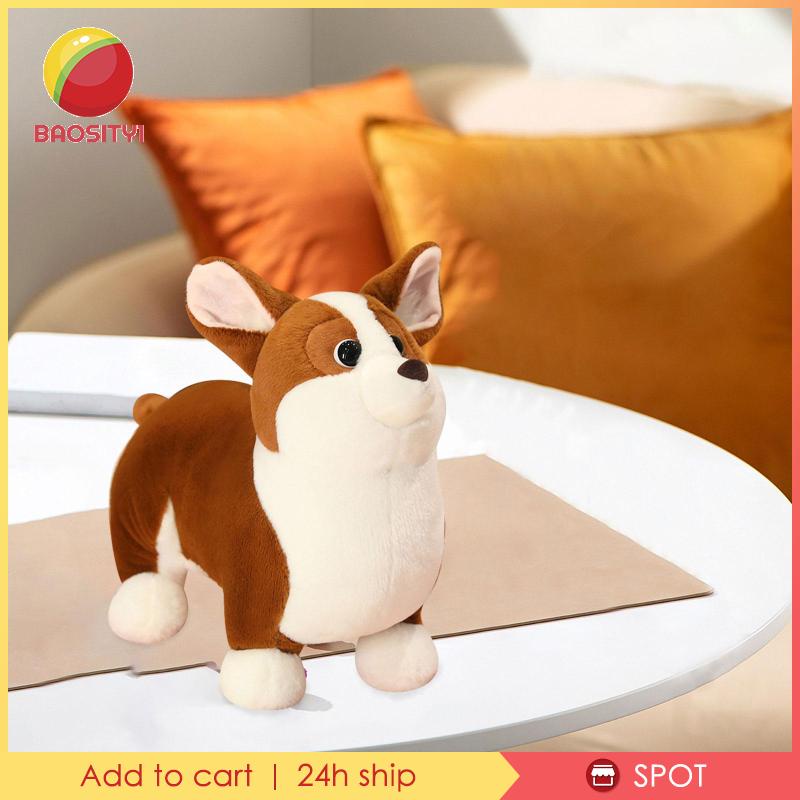 Corgi Thú Nhồi Bông Hình Cún corgi Dễ Thương Dành Cho Bé