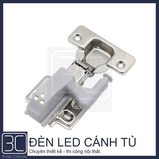 Đèn gắn bản lề tủ quần áo - Bật tắt khi đóng mở cửa .