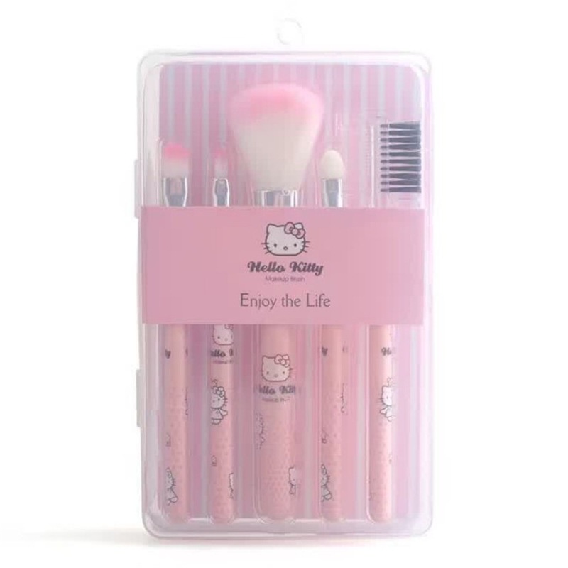 Hellokitty Bộ 5 Cọ Trang Điểm Hello Kitty