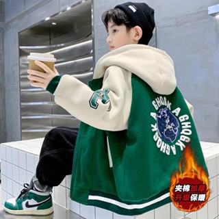 Áo khoác nỉ có mũ phong cách Hàn Quốc cho bé Trai