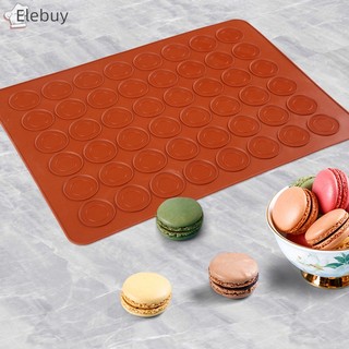 Khuôn nướng bánh macaron 48 / 30 lỗ bằng silicon chống dính tiện dụng diy mới