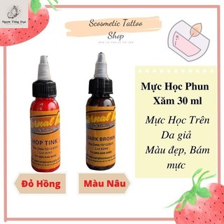 Mực Học Phun Xăm Emternal ink 30ml,Mực tập tattoo trên da giả