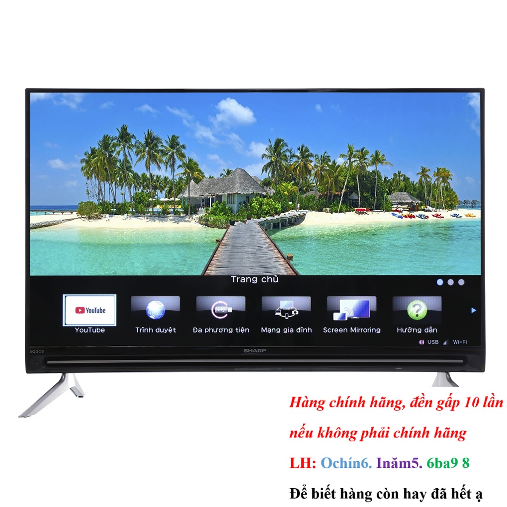 [HÃNG] Smart Tivi Sharp 40 inch LC-40SA5500X