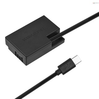 Loại C đến DR-E18 DC Coupler LP-E17 Giả Pin Thay Thế cho Canon RP EOS 77D 200D 250D 750D 760D 800D 850D Rebel T6S T6i T7i T8i SL2