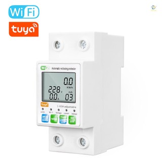 Tuya máy đo điện áp thông minh wifi tự động đóng đa chức năng có công tắc hiển thị lcd bảo vệ điện thoại di động
